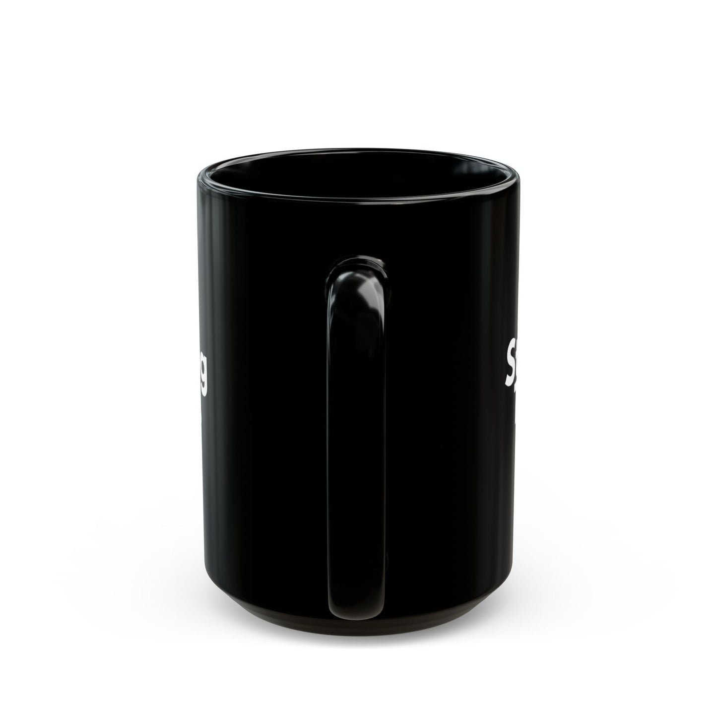 I Ain't Stressing Today.™ Black Ceramic Mug (11oz, 15oz)