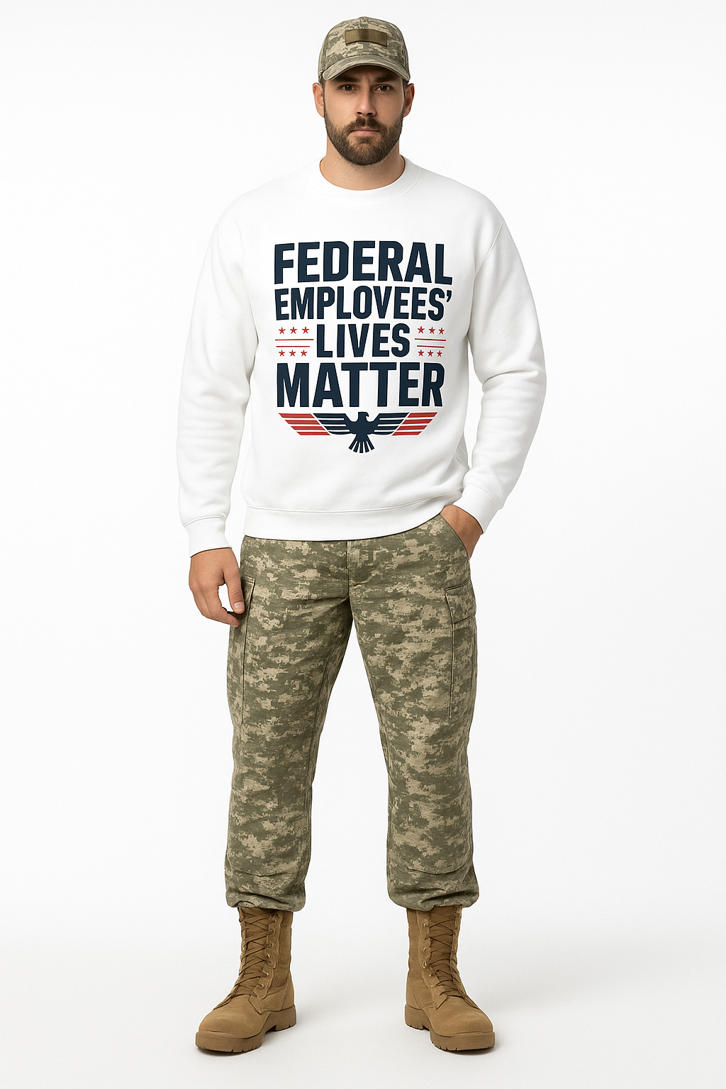 Federal Employees’ Lives Matter™ Unisex Statement Sweatshirt