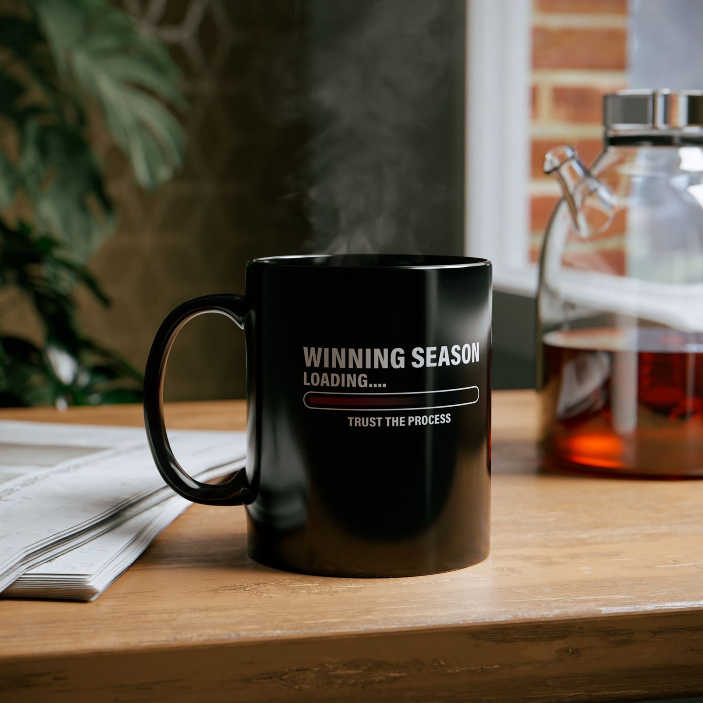Winning Season Loading™ Black Motivational Mug (11oz & 15oz)