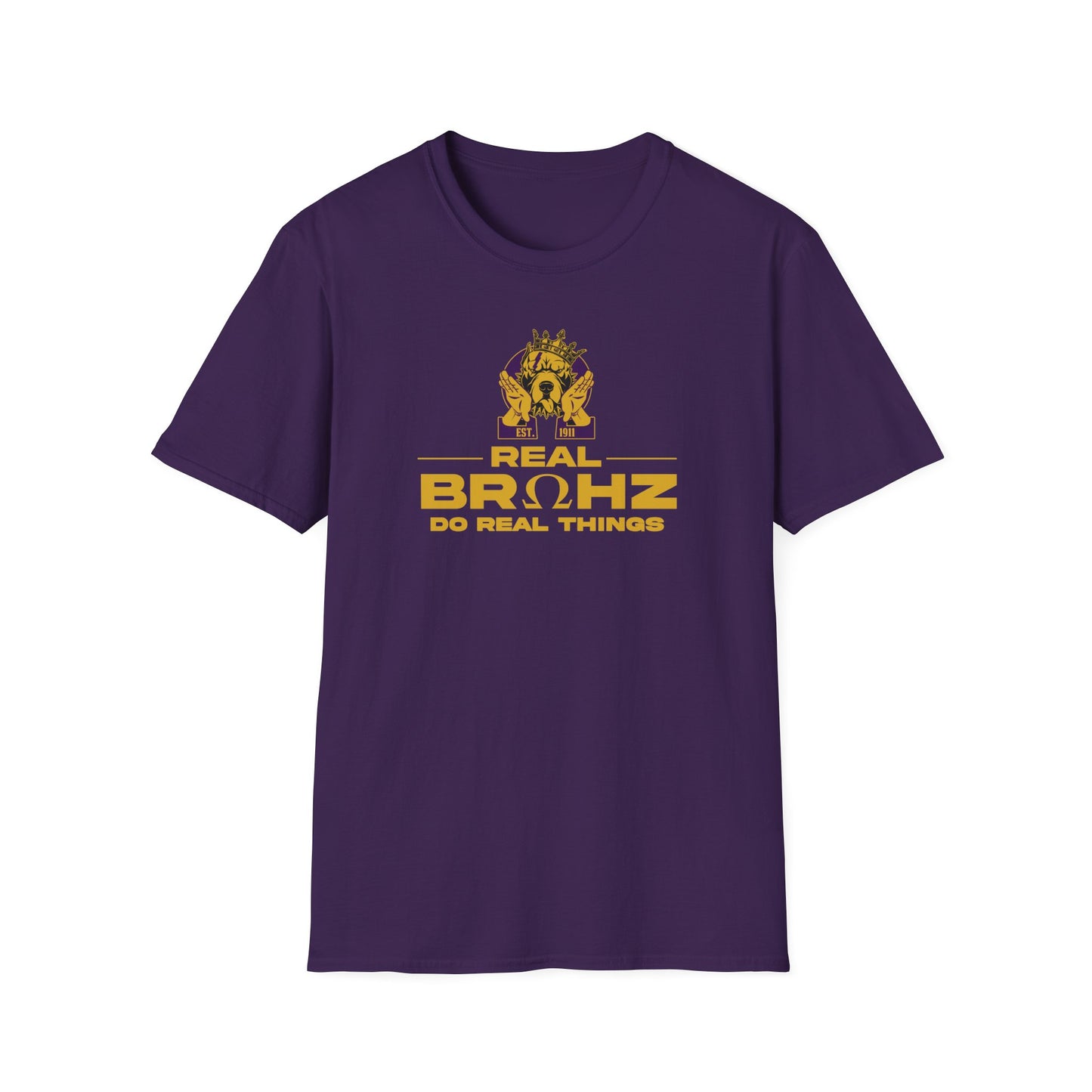 Real BRUHZ Do Real Things (Gold Letters) T-Shirt