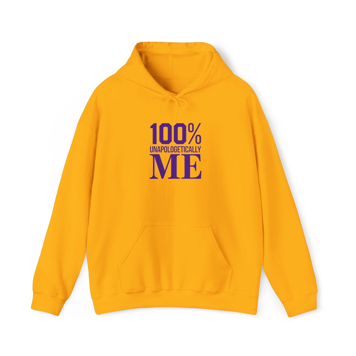 100% Unapologetically Me™  Unisex Hoodie – Confidence, Comfort, and Bold Expression