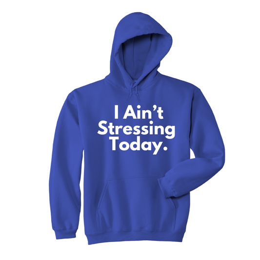 I Ain't Stressing Today™ Hoodie