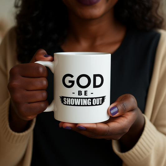 God Be Showing Out™ Ceramic Mug (11oz, 15oz)