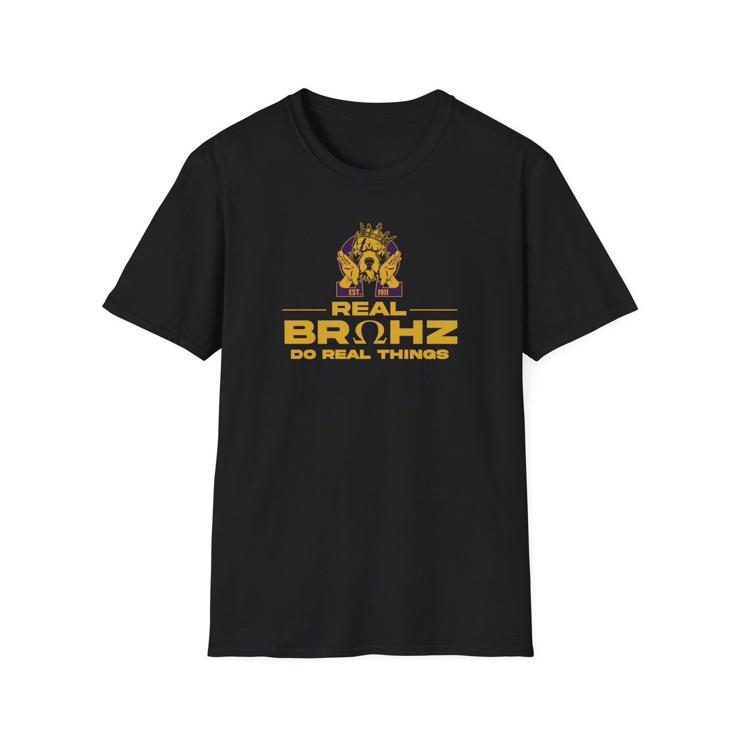 Real BRUHZ Do Real Things (Gold Letters) T-Shirt